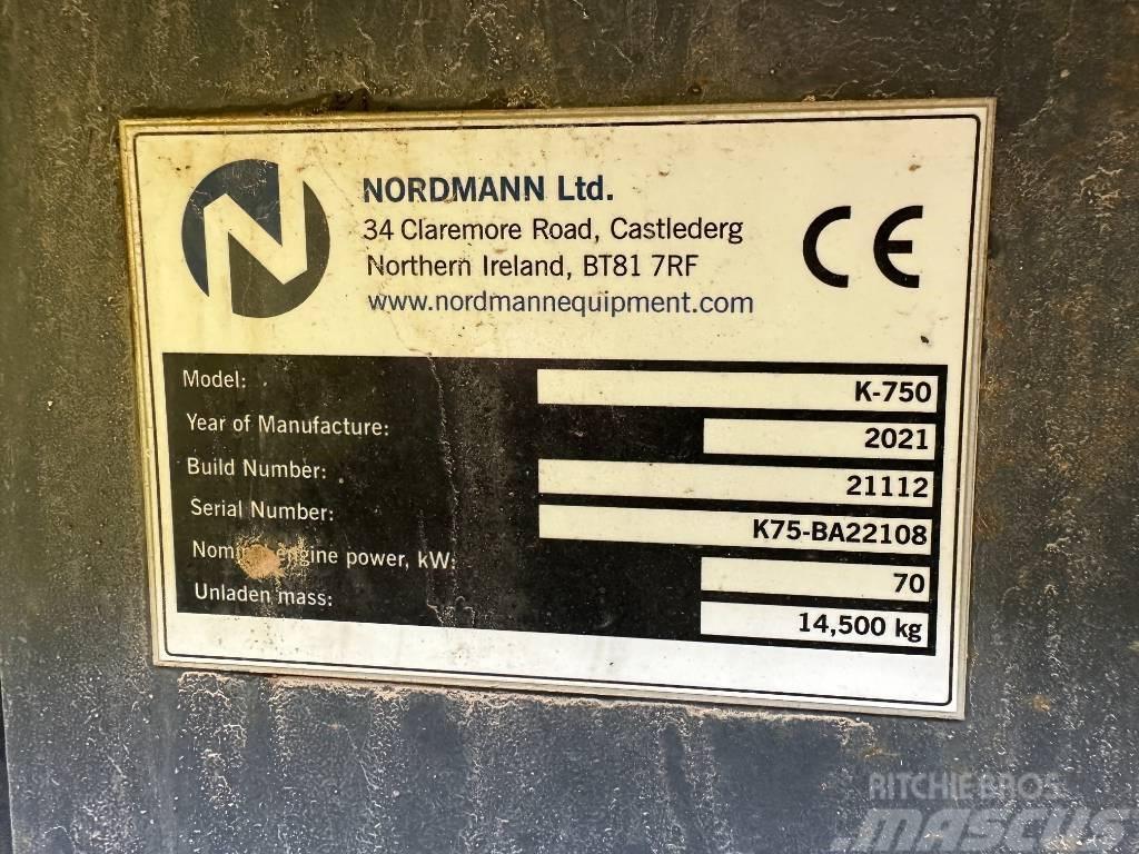  Nordmann  K 750 Backenbrecher Mobilūs smulkintuvai