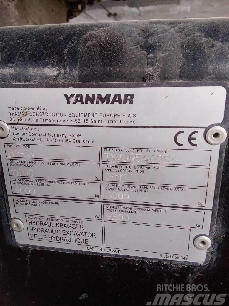 Yanmar B95W Ratiniai ekskavatoriai