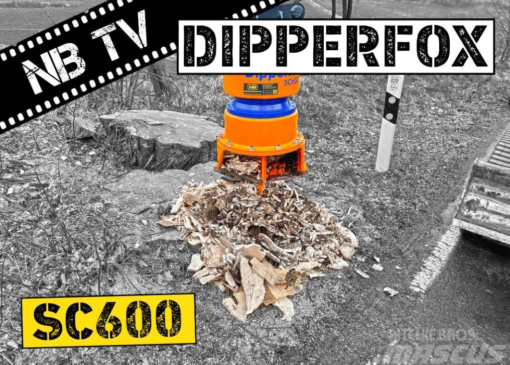 Dipperfox Baumstumpffräse SC600 -  60 Stümpfe pro Kelmų smulkintuvai