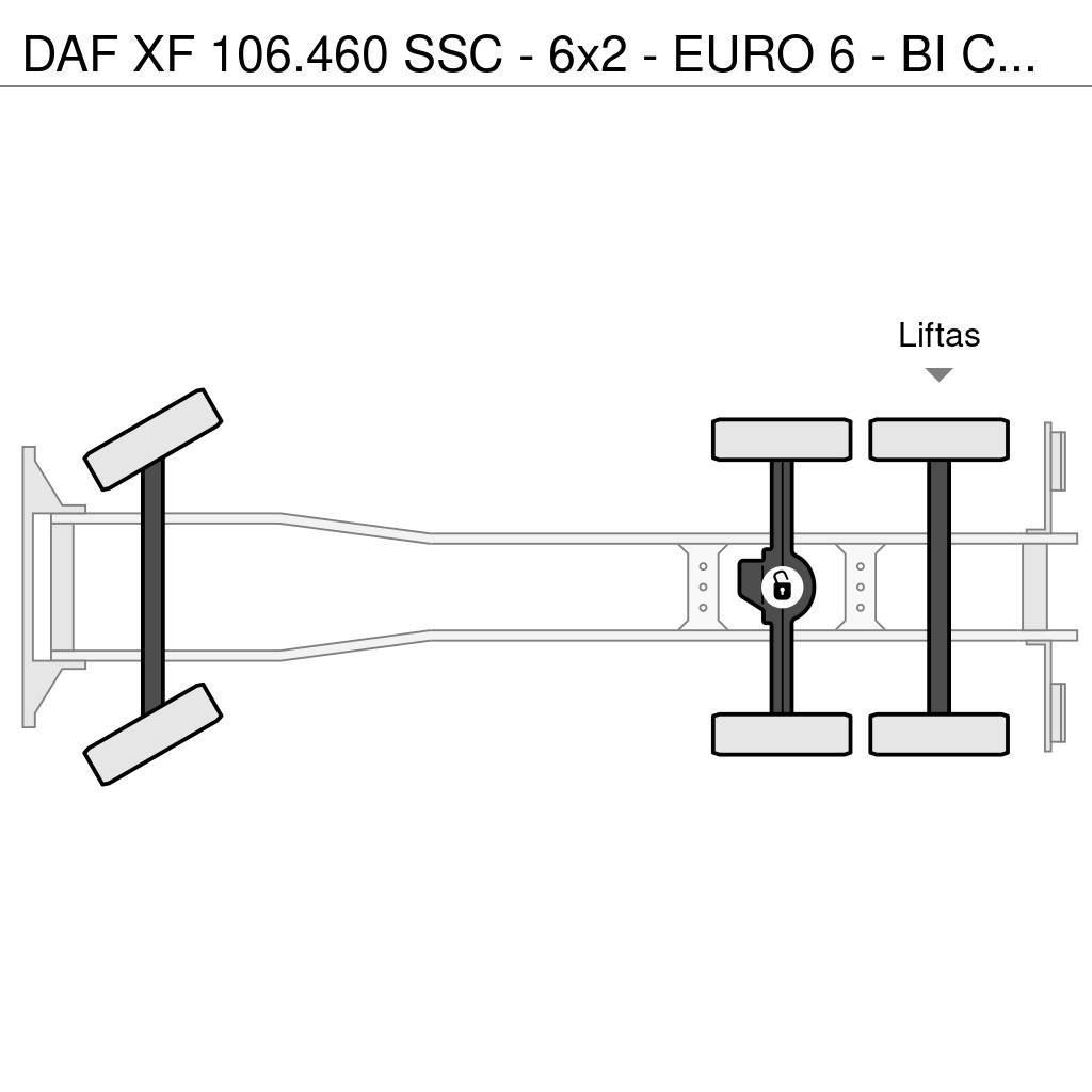 DAF XF 106.460 SSC - 6x2 - EURO 6 - BI COOL- VERY GOOD Platformos/ Pakrovimas iš šono