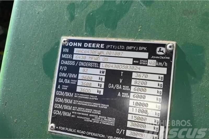 John Deere 6430 Traktoriai