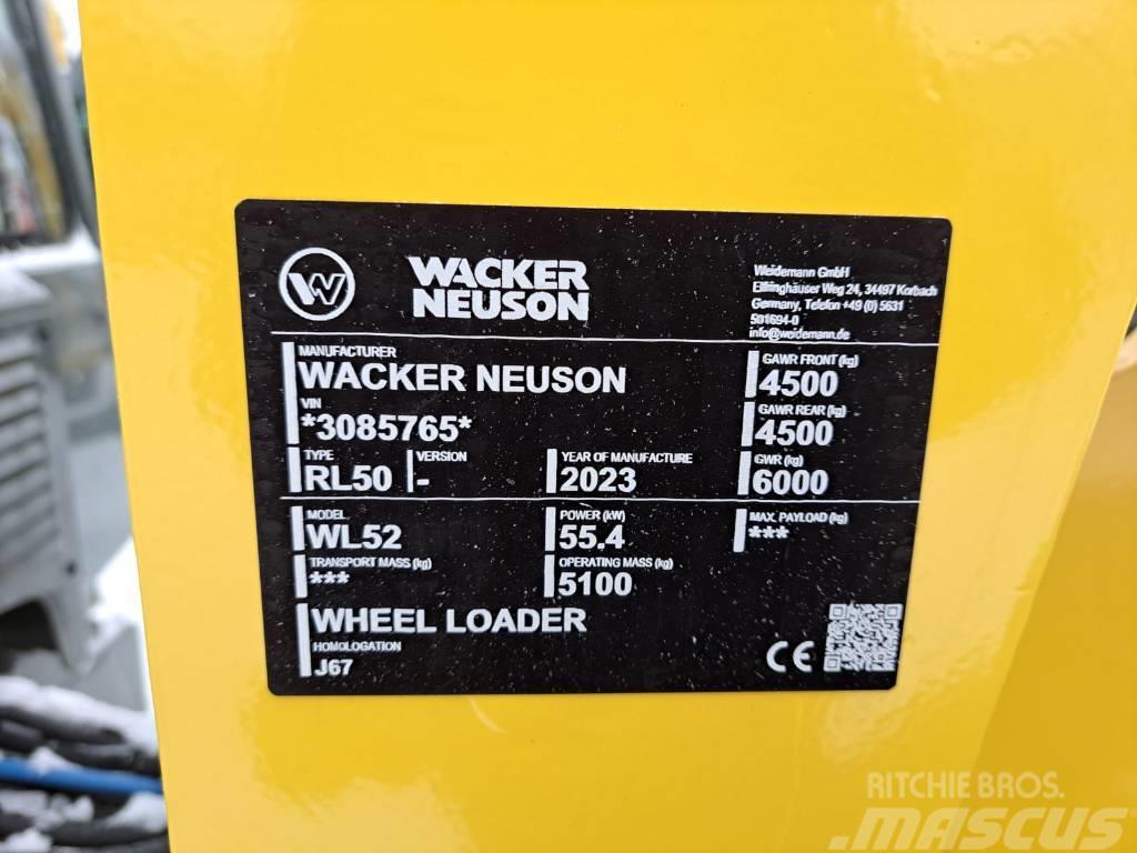 Wacker Neuson WL 52 Naudoti ratiniai krautuvai