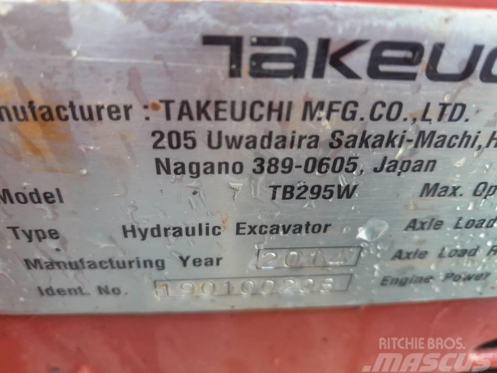Takeuchi TB295W Ratiniai ekskavatoriai