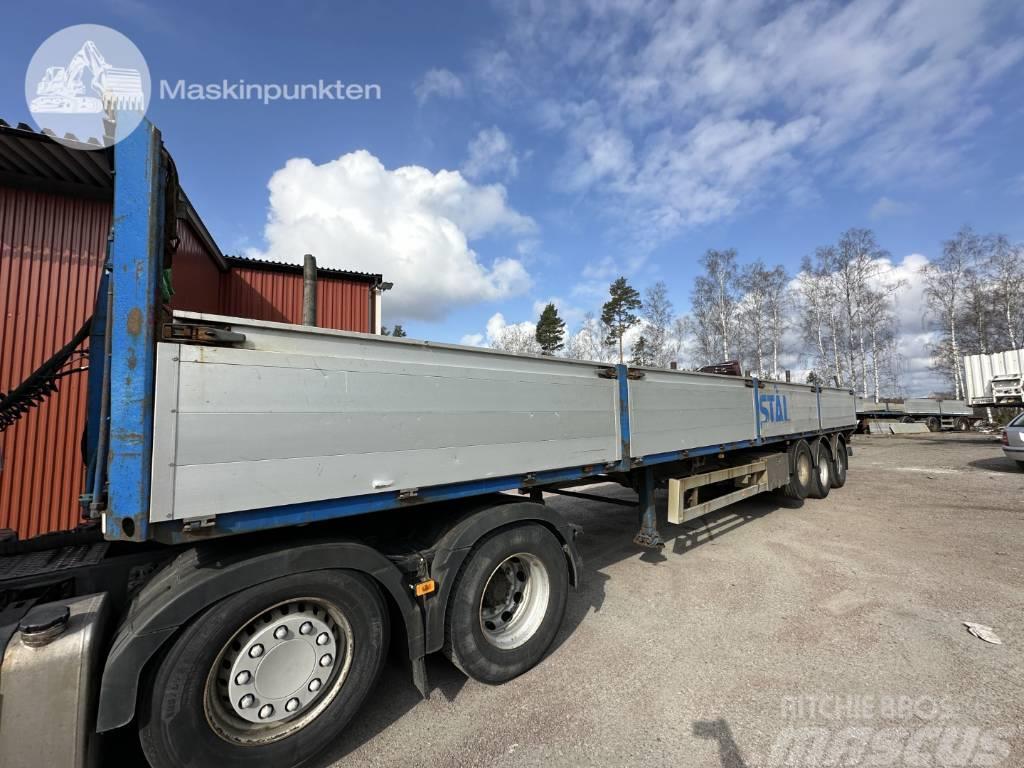 Närko S3HP13J11 Bortinių sunkvežimių priekabos su nuleidžiamais bortais