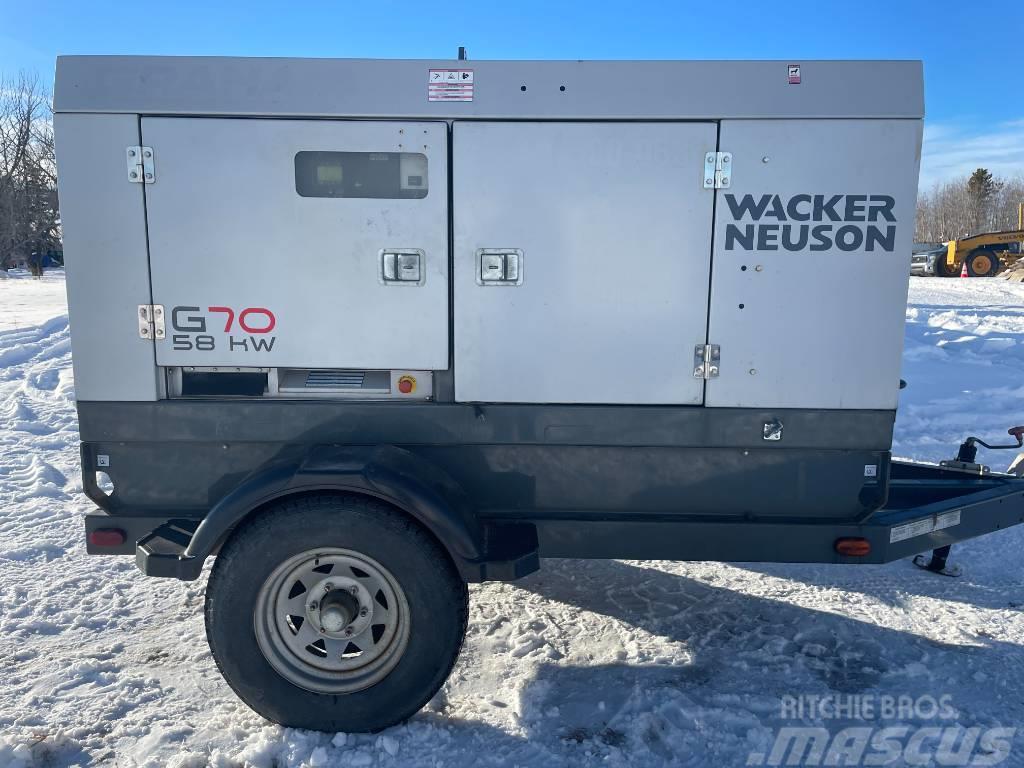 Wacker Neuson G 70 Dyzeliniai generatoriai