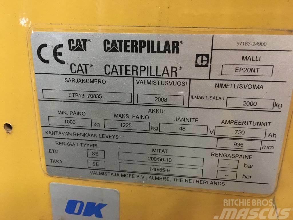 CAT EP 20 NT Elektriniai šakiniai krautuvai