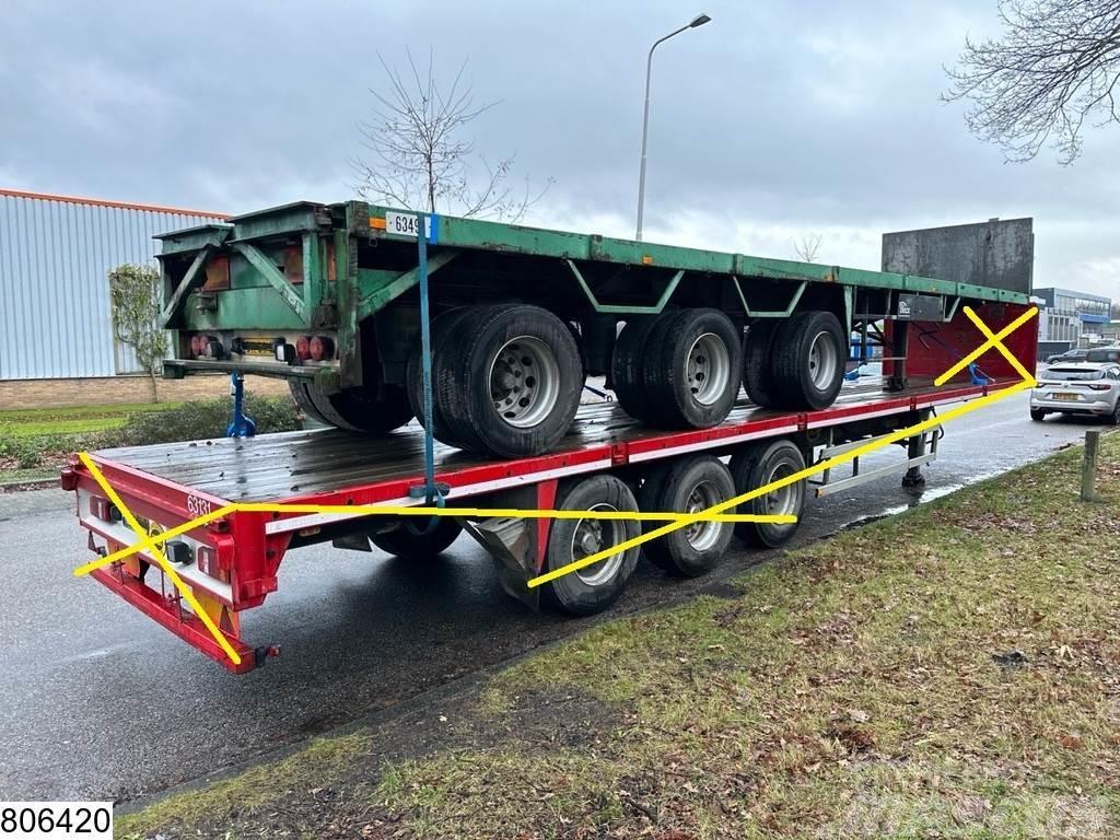 Kennis open laadbak Bortinių sunkvežimių priekabos su nuleidžiamais bortais