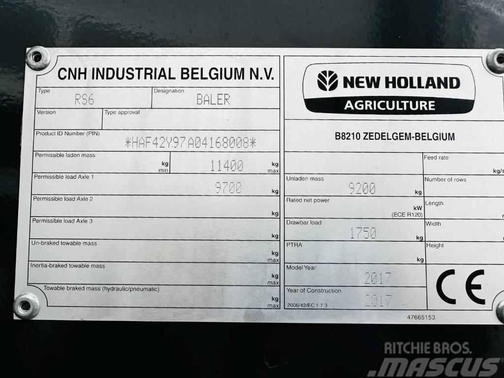 New Holland Big Baler 1270 RC + Stačiakampių ryšulių presai