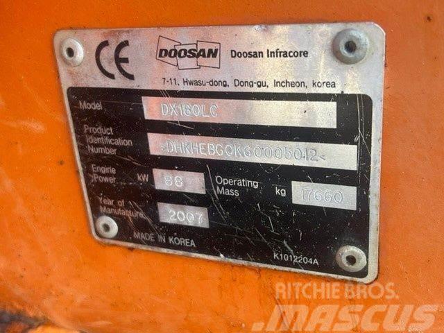 Doosan DX 180 LC Vikšriniai ekskavatoriai