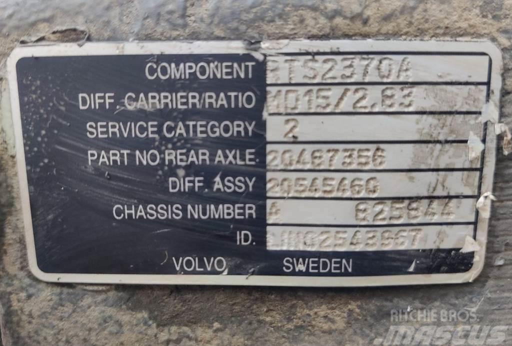 Volvo FH4 RTS2370A DRIVEN AXLE RAT 2.83 20487356, 205454 Ašys
