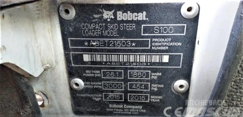  Miniładowarka kołowa BOBCAT S100 Mini krautuvai