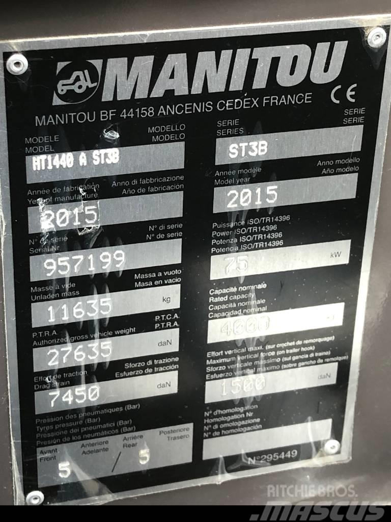 Manitou MT1440 A ST3B Teleskopiniai krautuvai