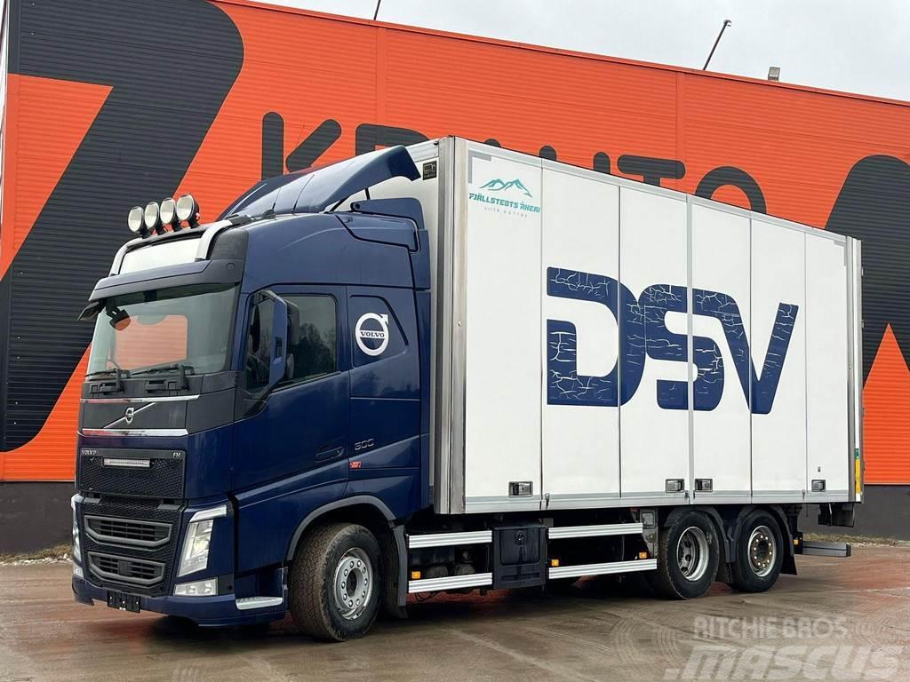 Volvo FH 500 6x2 BOX L=7400 mm Sunkvežimiai su dengtu kėbulu