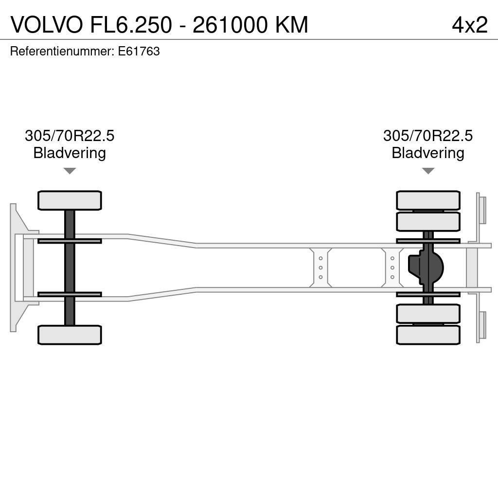 Volvo FL6.250 - 261000 KM Priekabos su tentu
