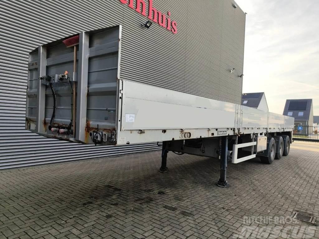 Goldhofer SPZ-DL3-37/80AA 7.95 Meter Extandable Powersteerin Bortinių sunkvežimių priekabos su nuleidžiamais bortais