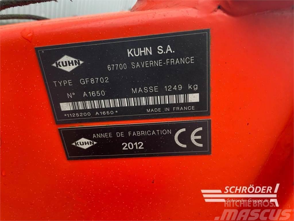 Kuhn GF 8702 Šieno grėbliai ir vartytuvai