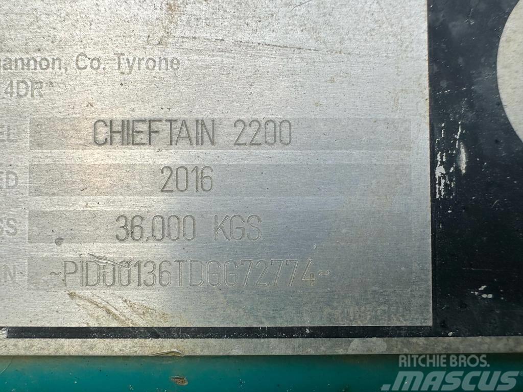 PowerScreen Chieftain 2200 Mobilūs sietai