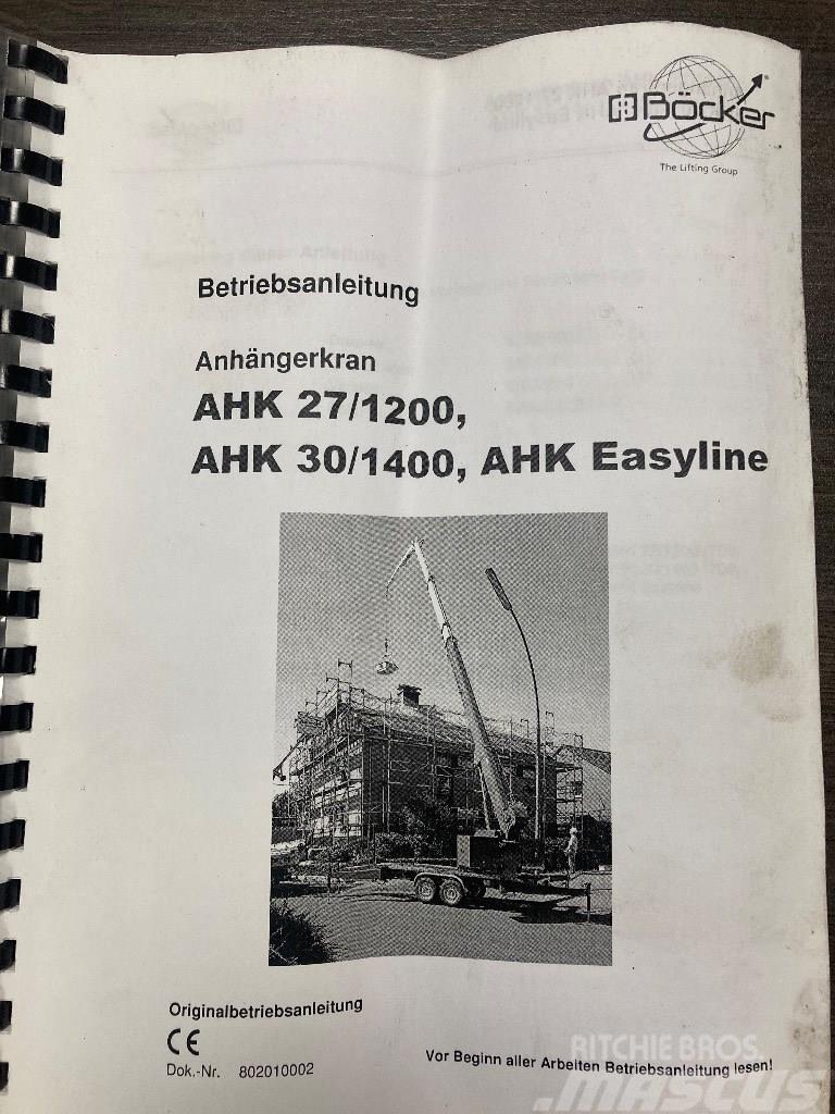 Bocker AHK 27/1200 Easyline Visureigiai kranai