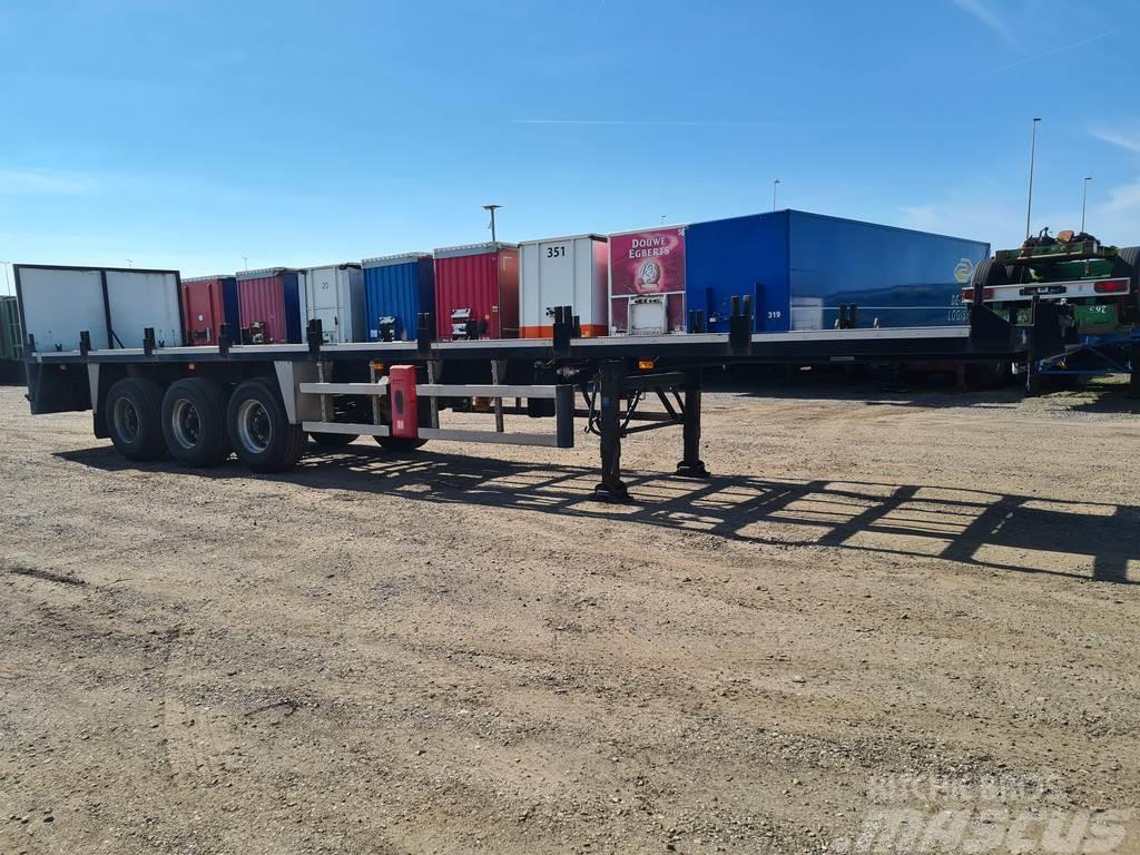 Burg Bpo 12-27 | 3 axle gas container trailer | Bpw dru Bortinių sunkvežimių priekabos su nuleidžiamais bortais