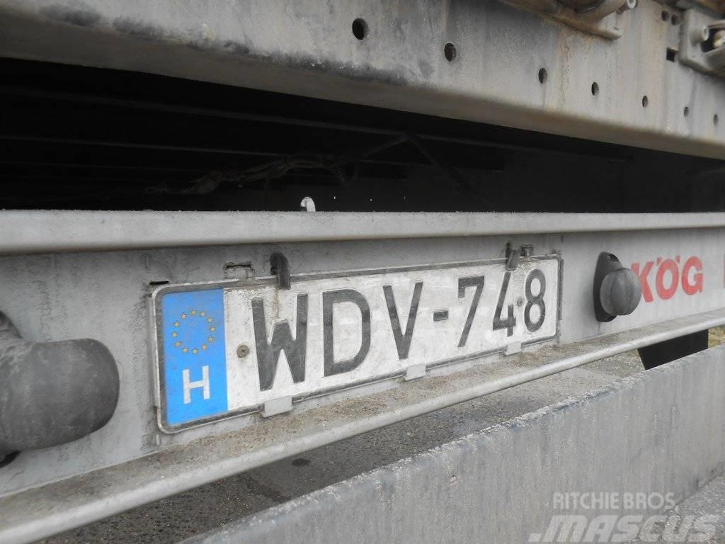 Kögel SN 24 Bortinių sunkvežimių priekabos su nuleidžiamais bortais