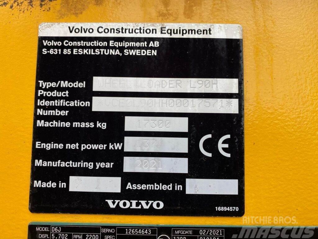 Volvo L90H Naudoti ratiniai krautuvai