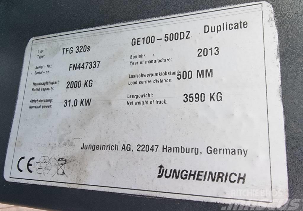 Jungheinrich TFG 320s LPG (dujiniai) krautuvai