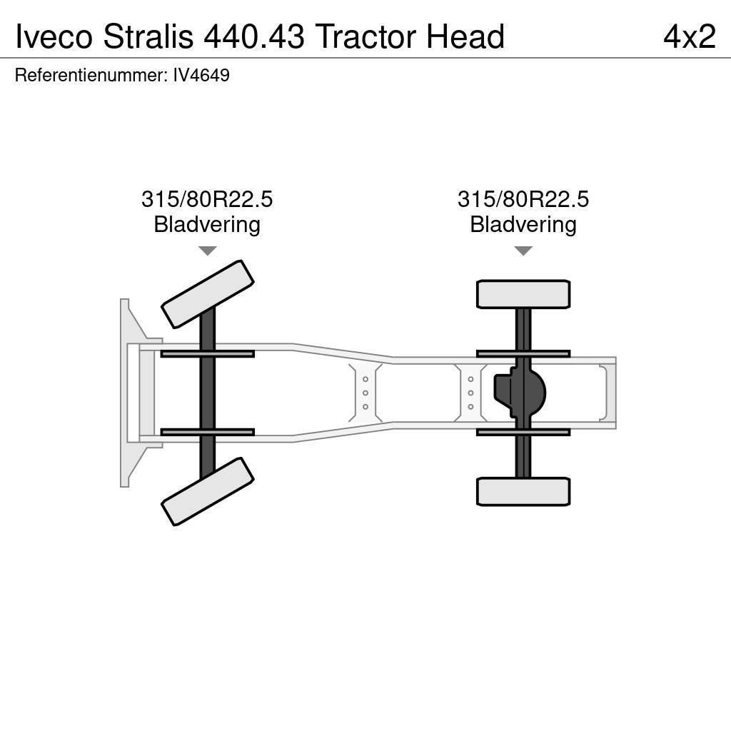 Iveco Stralis 440.43 Tractor Head Naudoti vilkikai