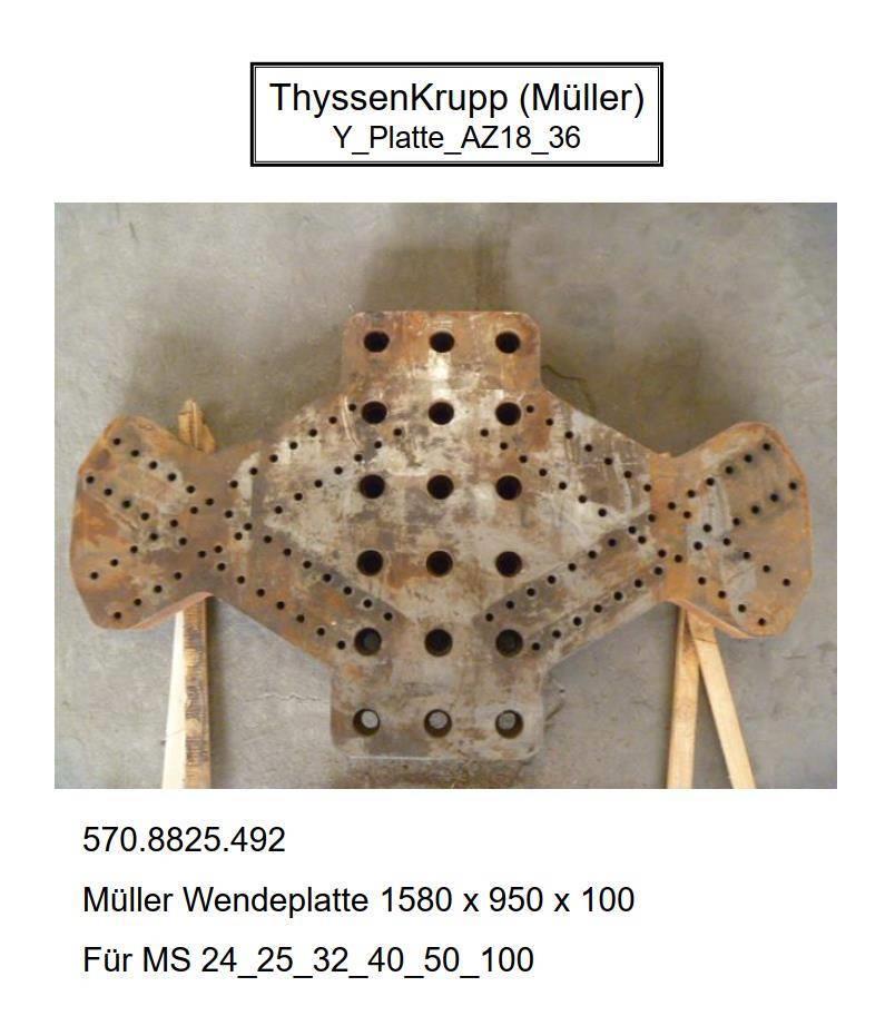 Müller Y-Platte AZ 18/36 Vibraciniai poliakaliai