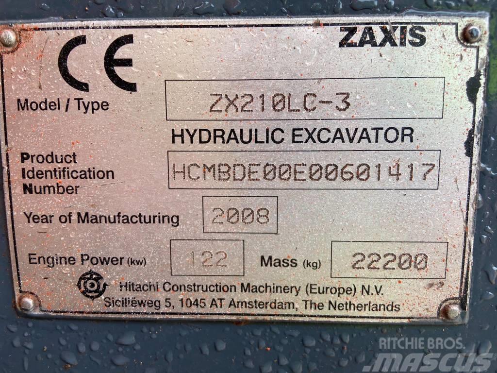 Hitachi ZX 210 LC-3 Vikšriniai ekskavatoriai
