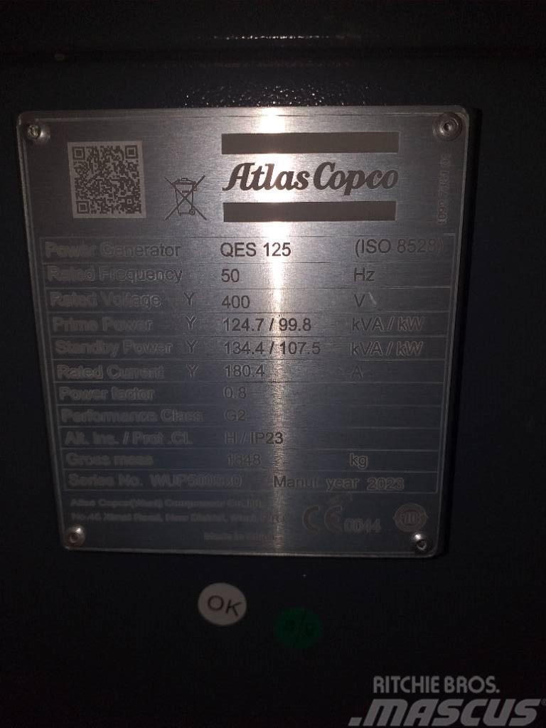 Atlas Copco QES125 Dyzeliniai generatoriai