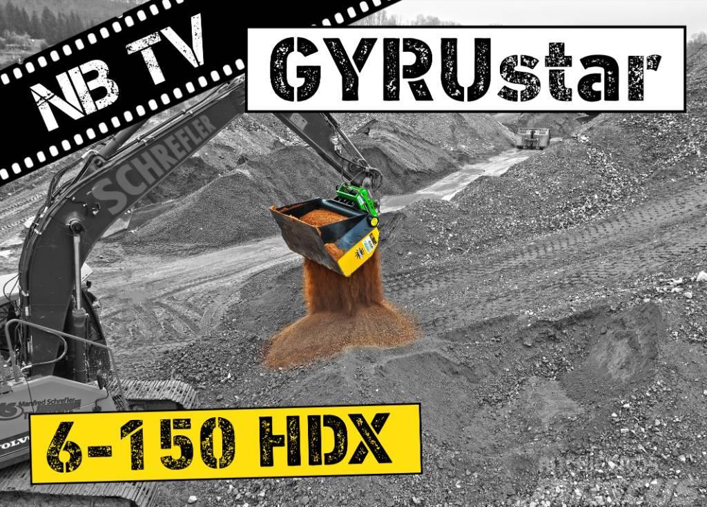 Gyru-Star 6-150HDX (opt Oilquick OQ70/50, Lehnhoff) Atrinkimo kaušai