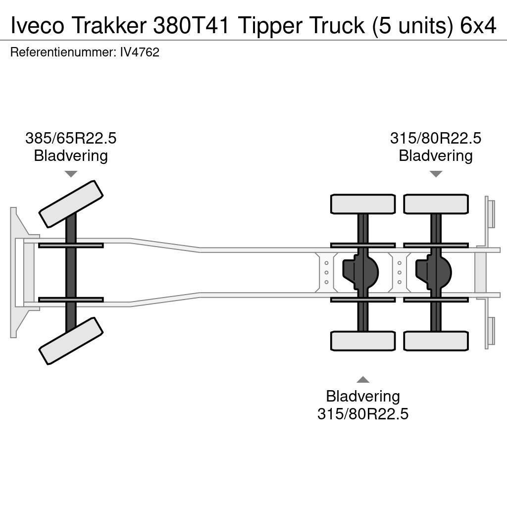 Iveco Trakker 380T41 Tipper Truck (5 units) Savivarčių priekabų vilkikai