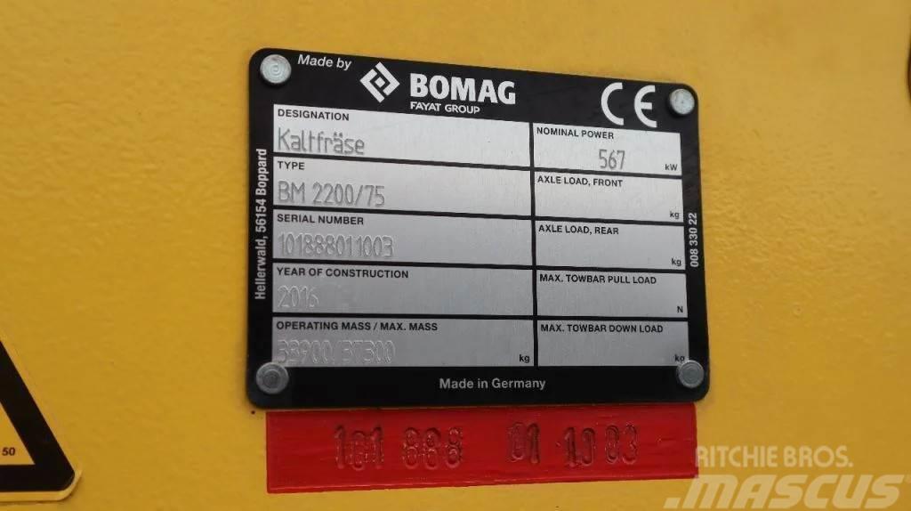 Bomag BM 2200/75 | COLD PLANER | NEW CONDITION! Asfalto šalto frezavimo technika