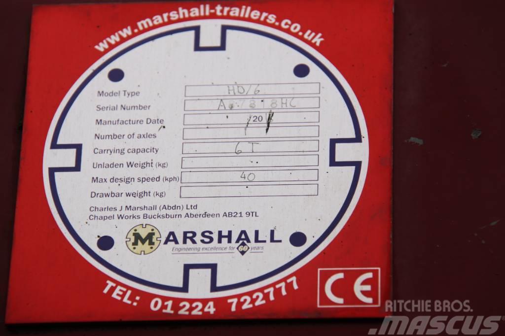 Marshall HD6 Dumper trailer Savivartės priekabos