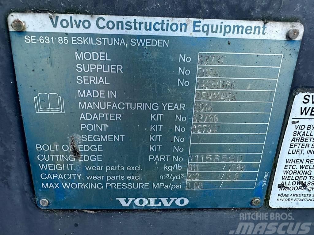 Volvo Bucket 2500mm Kaušai