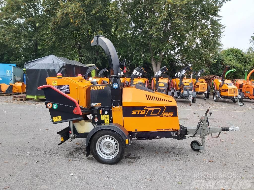 Forst ST8D Woodchipper | 2021 | 253 Hours Medienos smulkintuvai