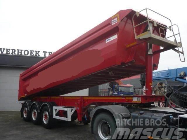 MOL 28m3 3 axle tipper trailer Alubox - Steelchassis ( Savivartės puspriekabės