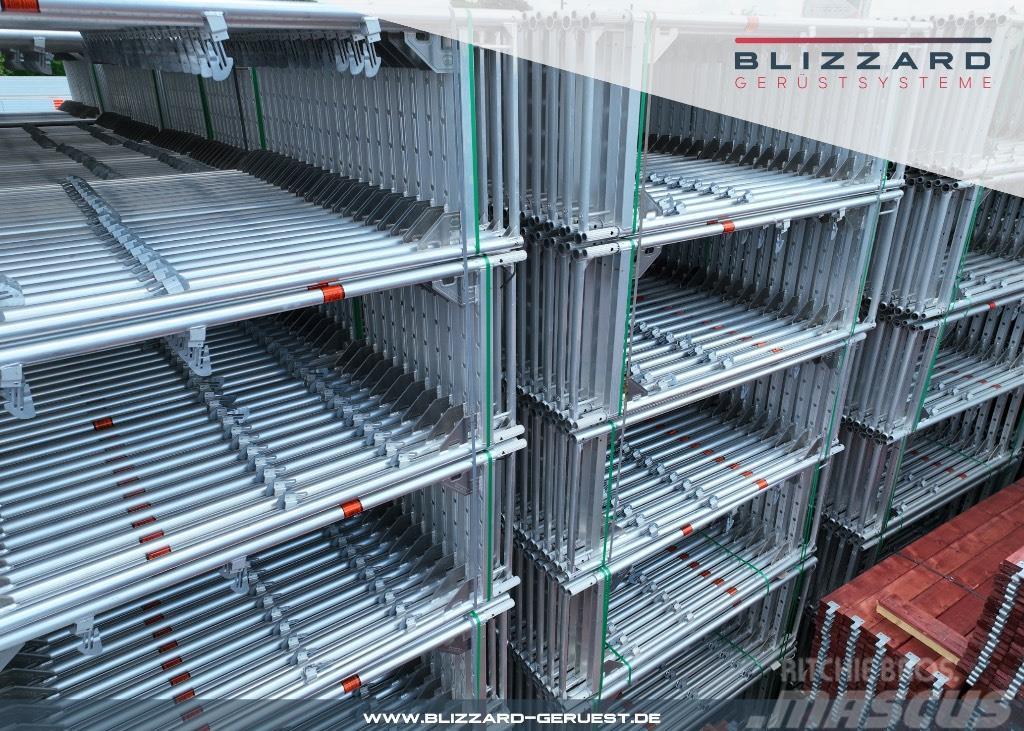 Blizzard S70 97,62 m² Alu Gerüst mit Böden aus Siebdruck Pastolių įrengimai