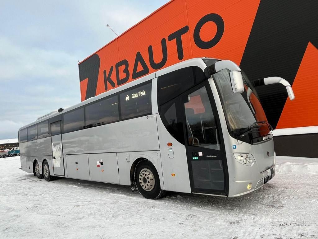 Scania K 360 6x2 Omniexpress EURO 6 ! / 62 + 1 SEATS / AC Tarpmiestiniai autobusai