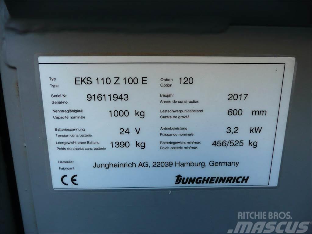Jungheinrich EKS 110 Z 100 E Didelių aukščių keltuvai-krautuvai