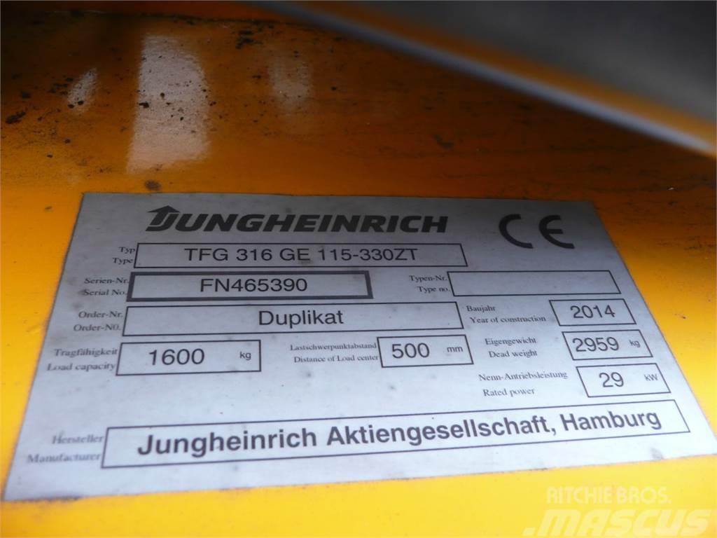 Jungheinrich TFG 316 330 ZT LPG (dujiniai) krautuvai