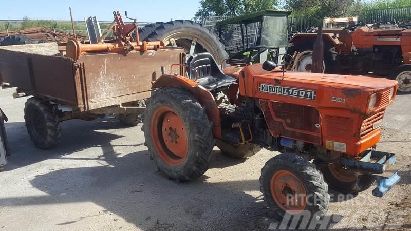  Tractor Kubota L1501 + Reboque + Charrua + Freze Traktoriai