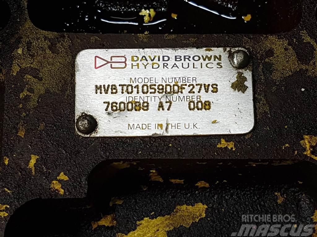 David Brown MVBT01059 - Komatsu WA270-3 - Valve Hidraulikos įrenginiai