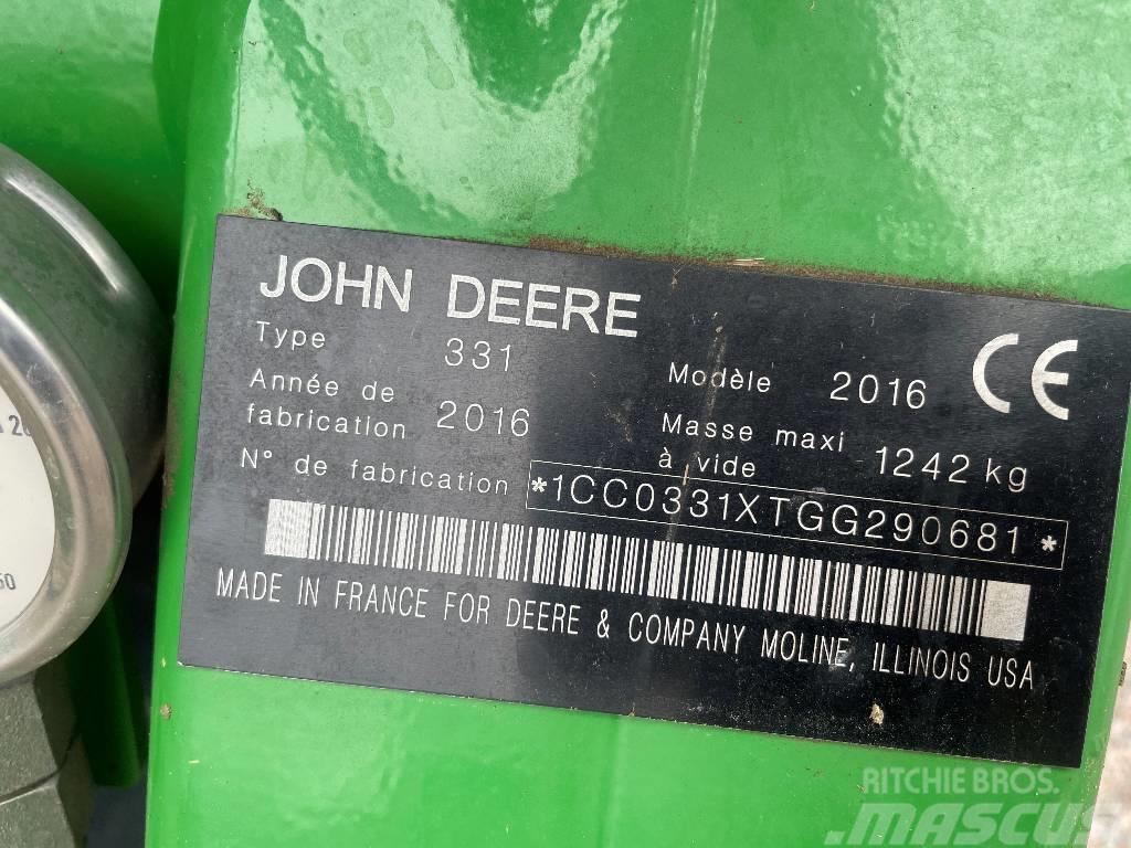 John Deere 331 Dismantled: only spare parts Formuojančios žoliapjovės