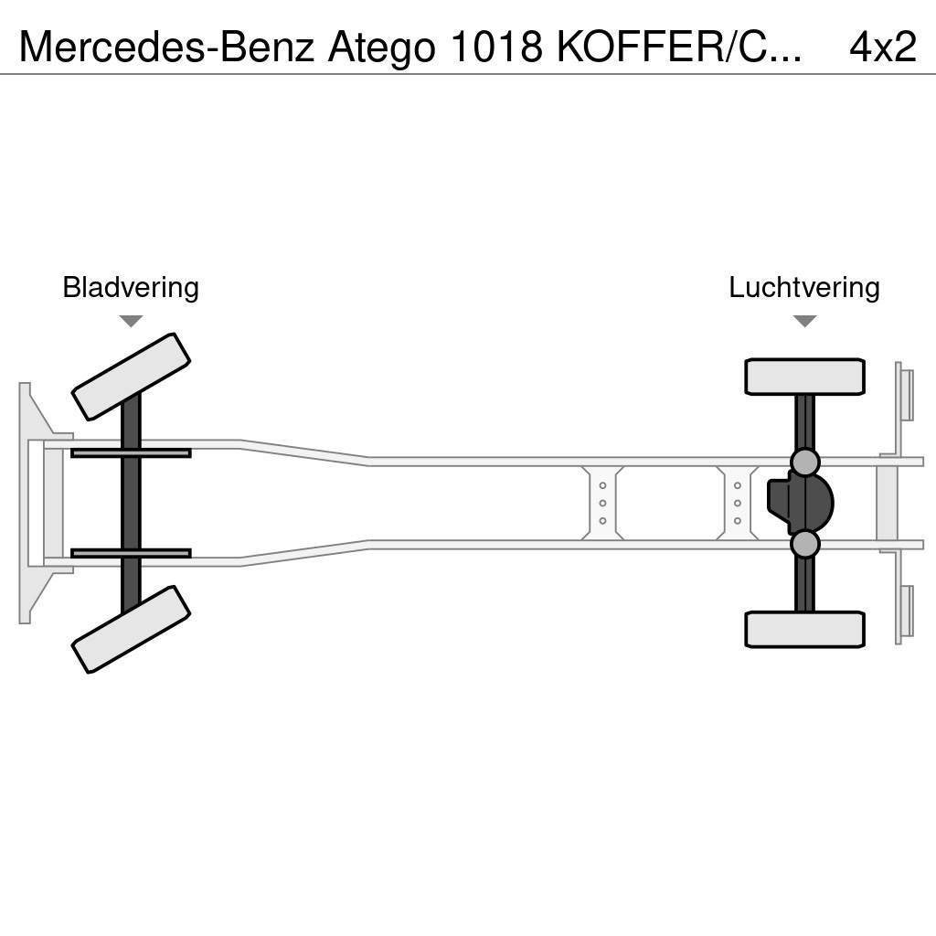 Mercedes-Benz Atego 1018 KOFFER/CAISSE + D'HOLLANDIA 1500 KG Sunkvežimiai su dengtu kėbulu