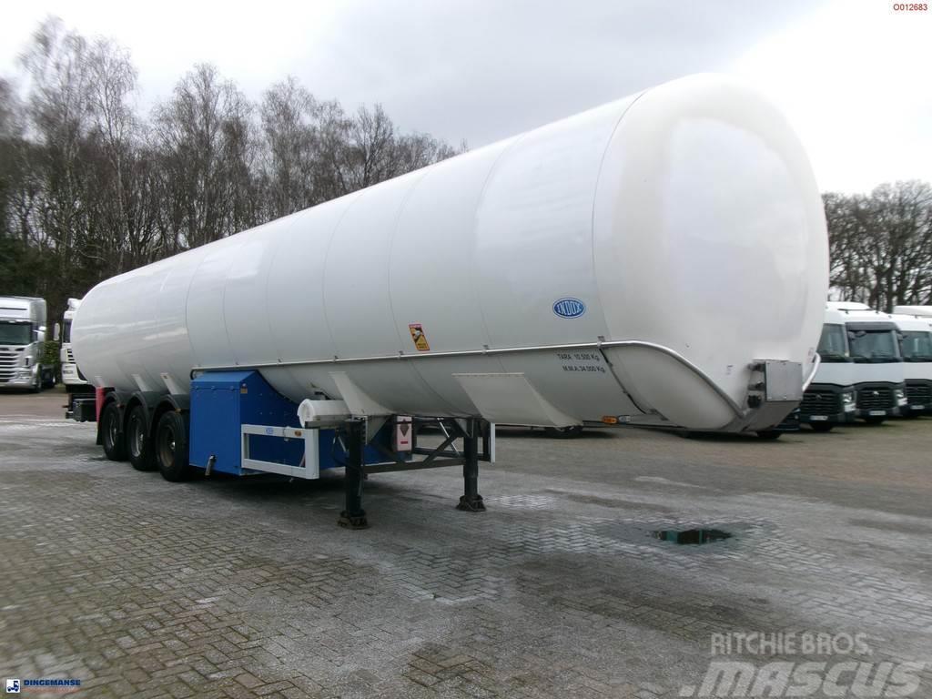 Indox Low-pressure LNG gas tank inox 56.2 m3 / 1 comp Cisternos puspriekabės