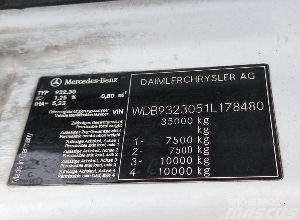 Mercedes-Benz Actros 3241K/45 8X4M / OM501 Engine sold / Gearbox Važiuoklė ir suspensija