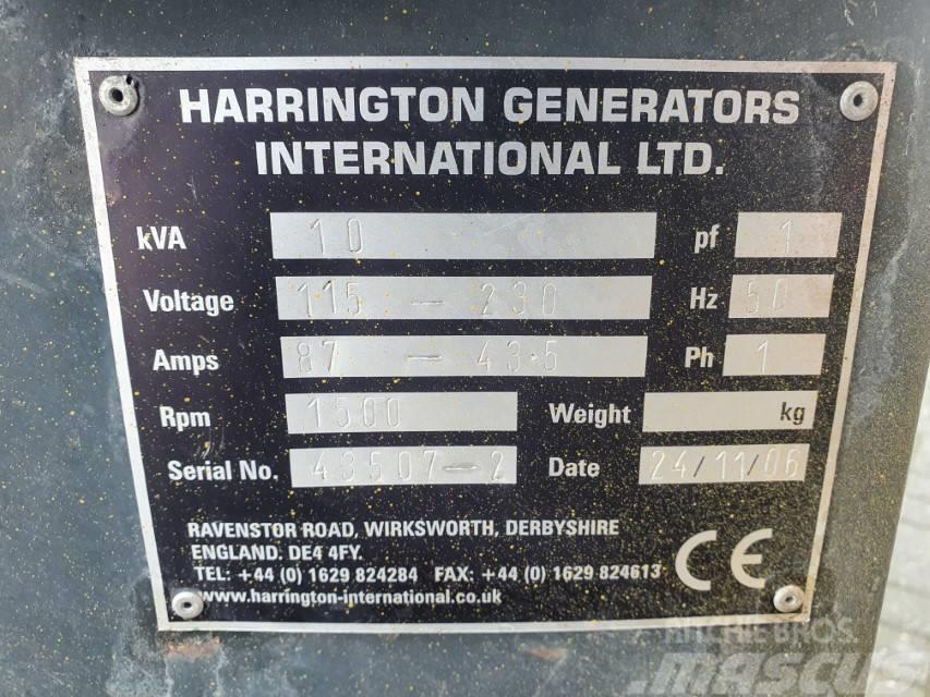 Harrington 10 kVA Dyzeliniai generatoriai