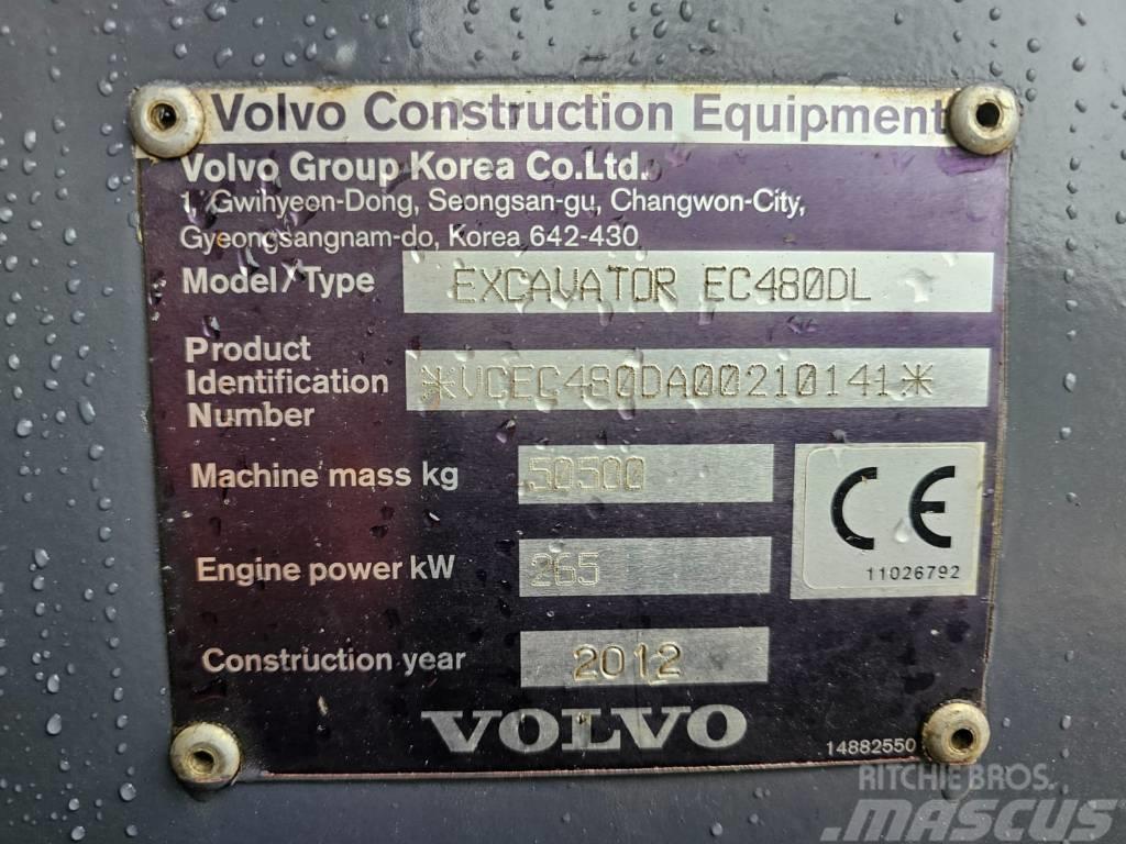 Volvo EC480DL / ec460 ec360 ec380 Vikšriniai ekskavatoriai