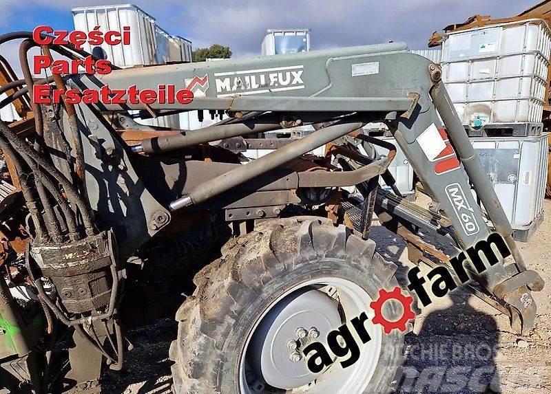 Deutz spare parts Agroplus 70 blok wał obudowa skrzynia  Kiti naudoti traktorių priedai